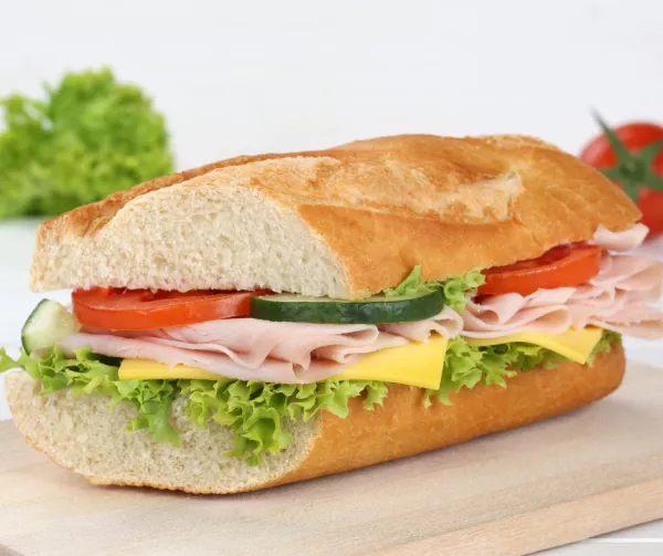 A subway sandwich