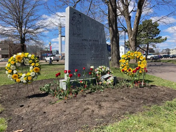 A National Day or Mourning Monument in Moncton 