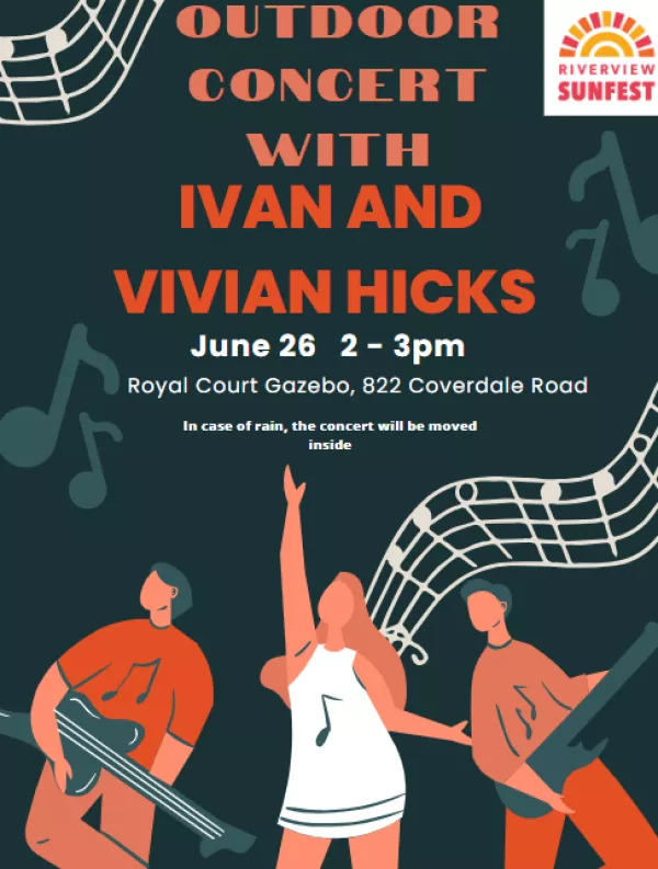 SUNFEST Event Outdoor Concert with Ivan and Vivian Hicks 