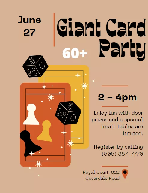 SUNFEST Event Giant Card Party 